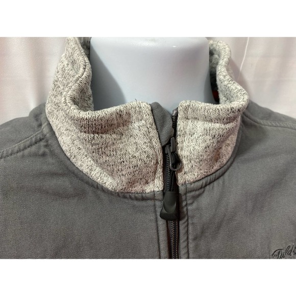 Field & Stream Men’s Jacket Quarter Zip Gray Sz XLT - Picture 14 of 16